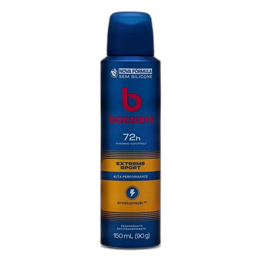 Desodorante Aerossol Antitranspirante Masculino Bozzano Extreme Sport 150ml