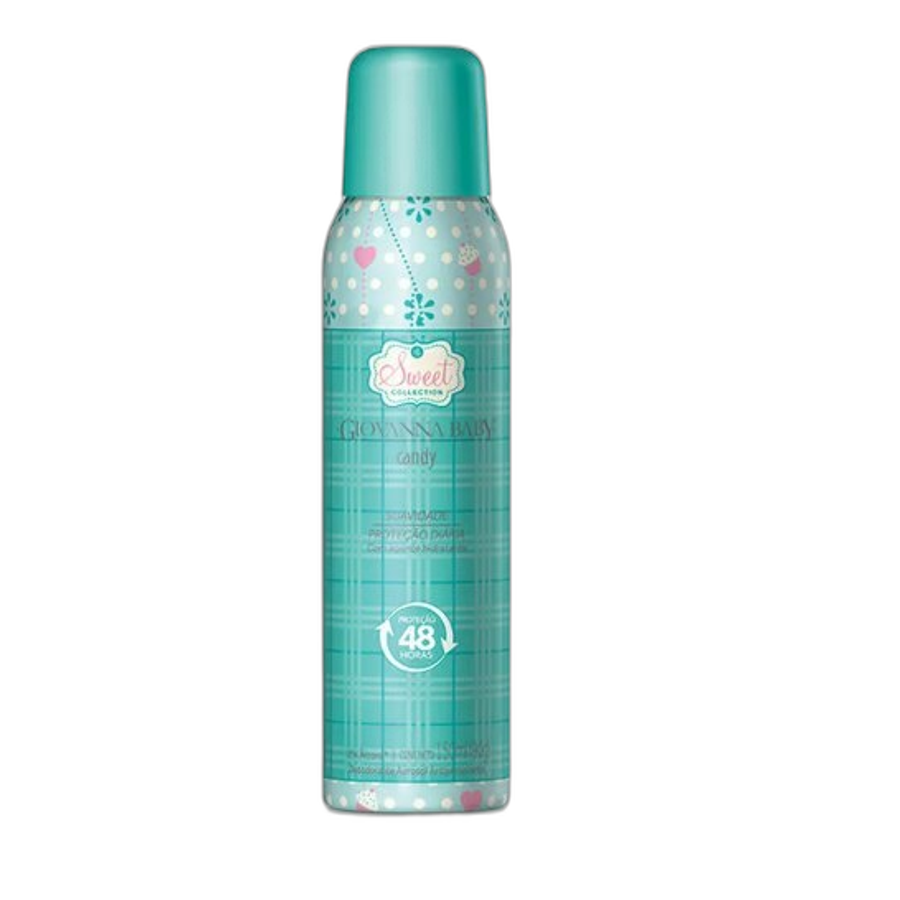 Desodorante Antitranspirante Aerossol Giovanna Baby Candy 150ml