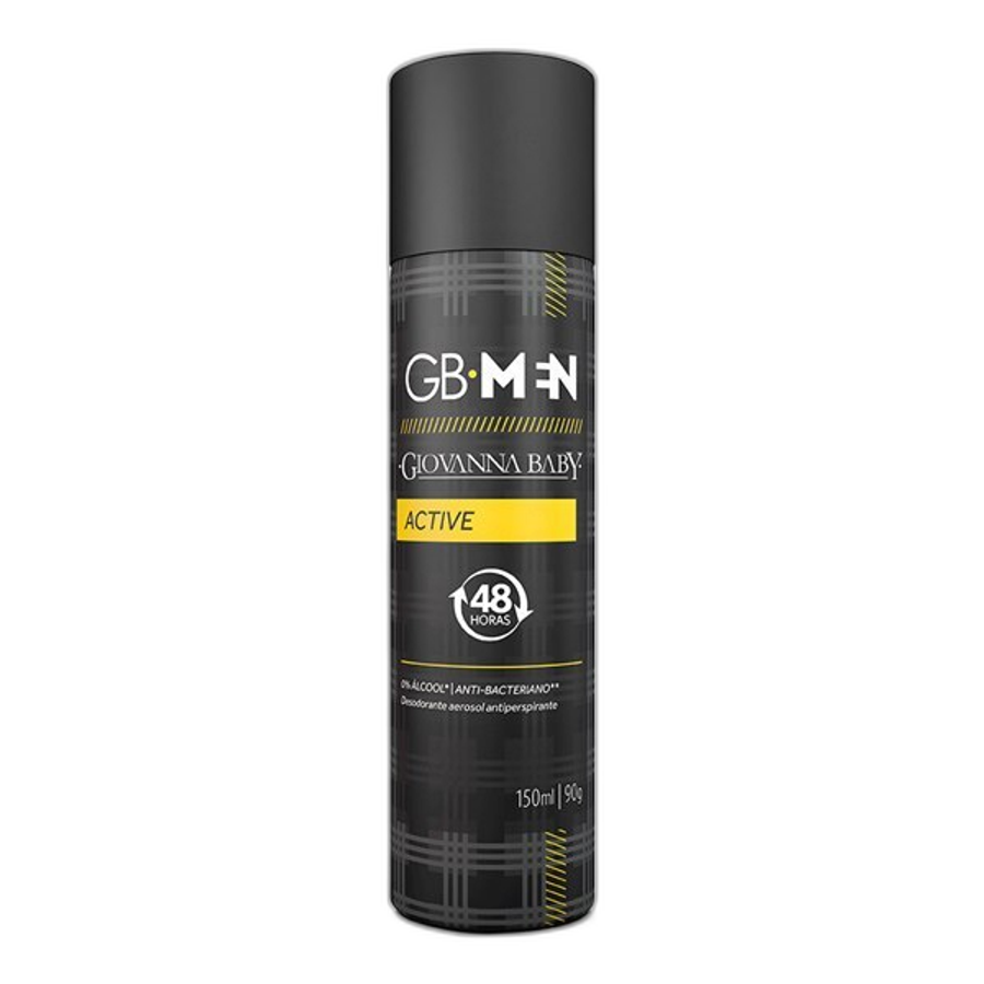 Desodorante Giovanna Baby Aerossol Masculino Active 150ml