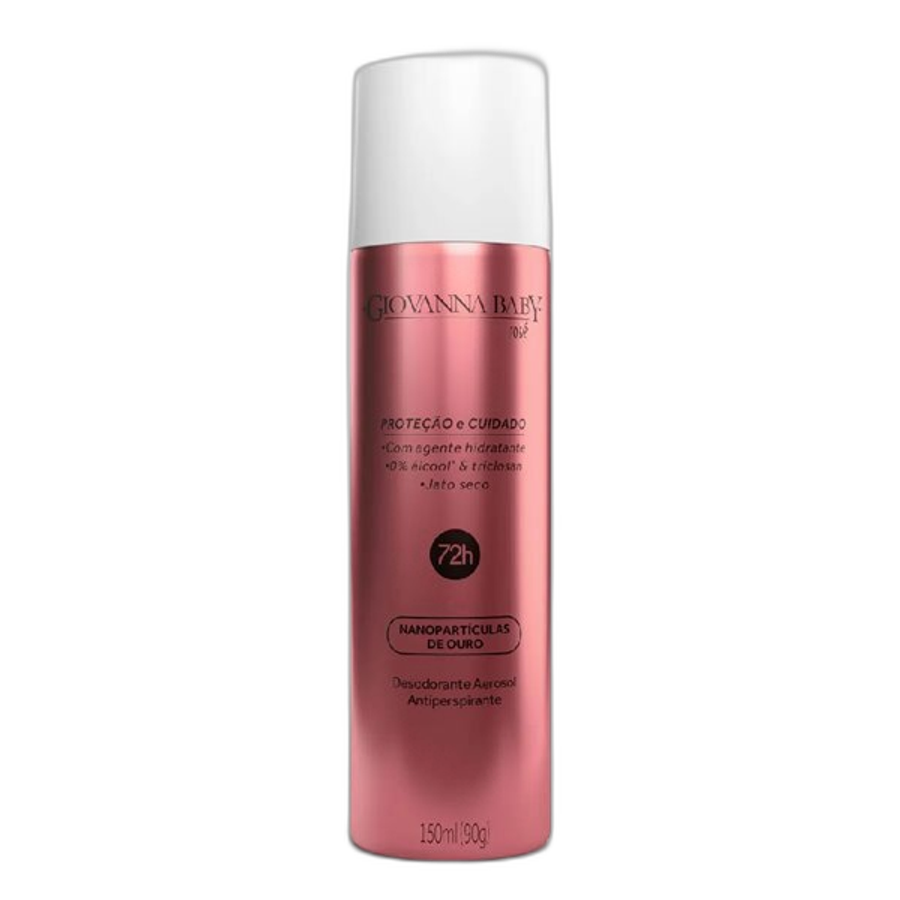 Desodorante Aerossol Giovanna Baby Rose Gold 150ml