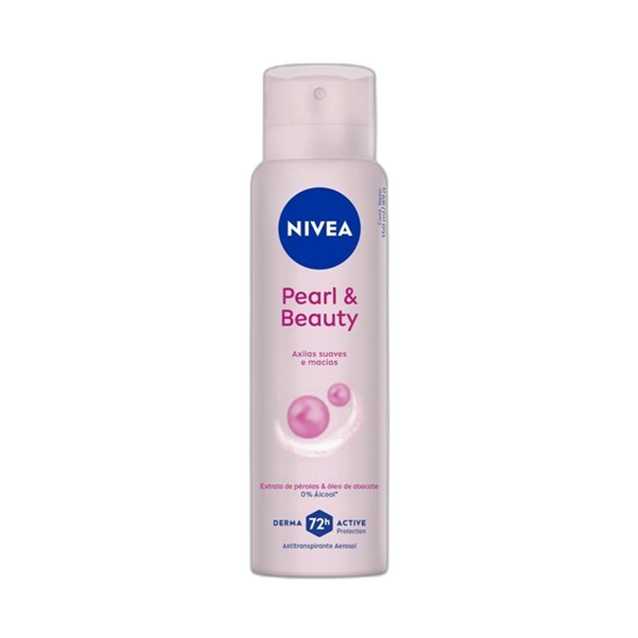 Desodorante Antitraspirante Aerossol Nivea Pearl & Beauty Feminino 150ml