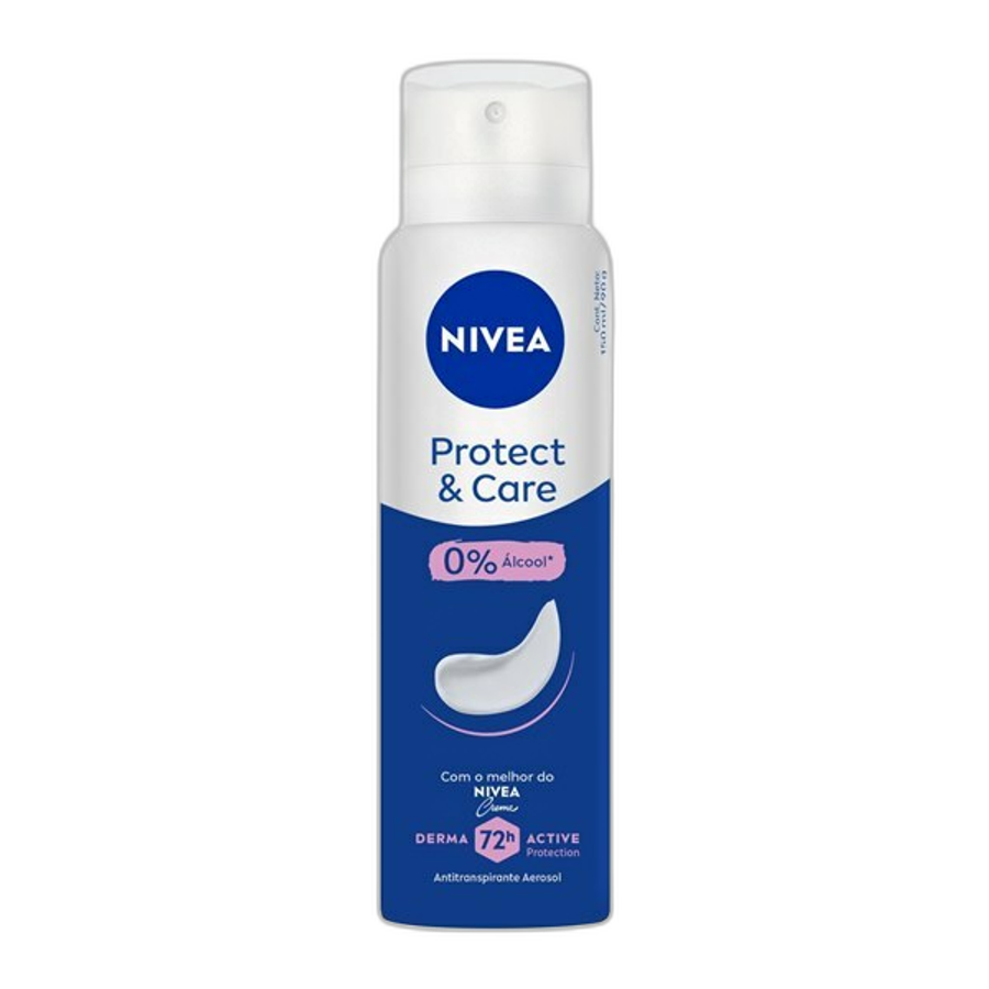 Desodorante Antitranspirante Aerossol Nivea Protect & Care Feminino 150ml