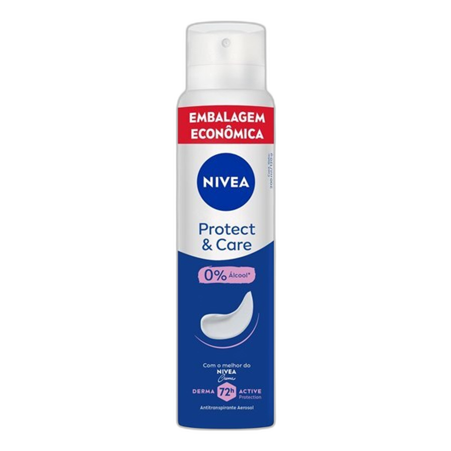 Desodorante Antitranspirante Aerossol Nívea Protect&care 200ml