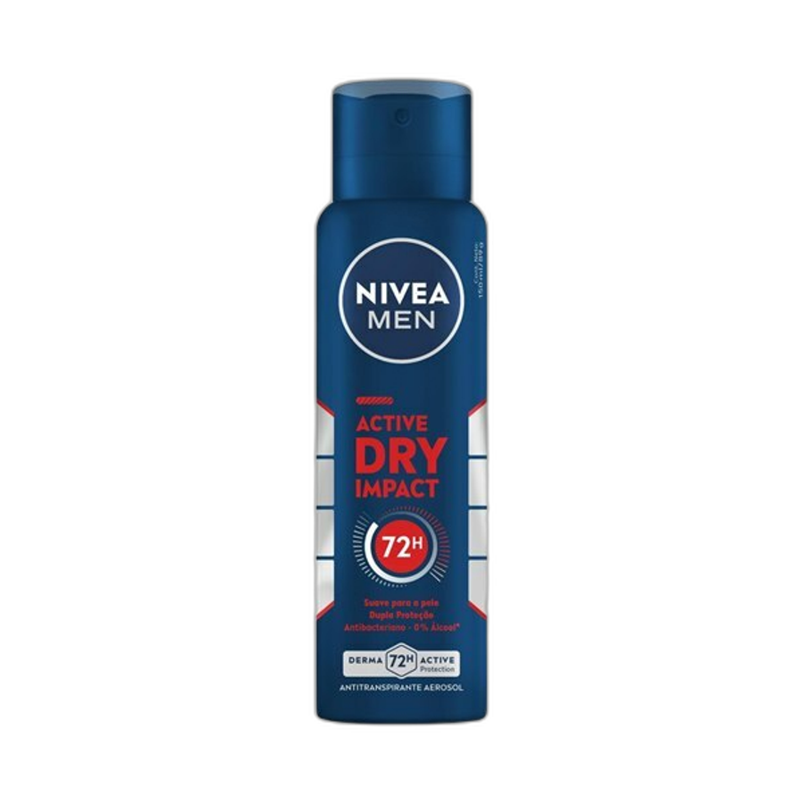 Desodorante Antitranspirante Aerossol Nivea Men Dry Impact 150ml