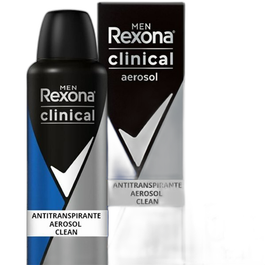 Desodorante Antitranspirante Rexona Men Clinical Aerossol 150ml