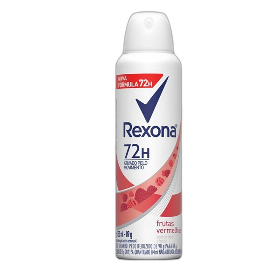Desodorante Antitranspirante Aerossol Rexona Feminino Frutas Vermelhas 150ml