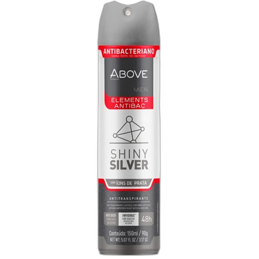 Desodorante Above Men Elements Shiny Silver 150ml