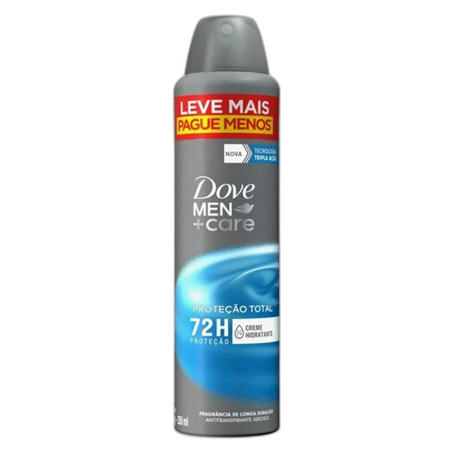 Desodorante Antitranspirante Aerossol Dove Men+care Proteção Total 250ml