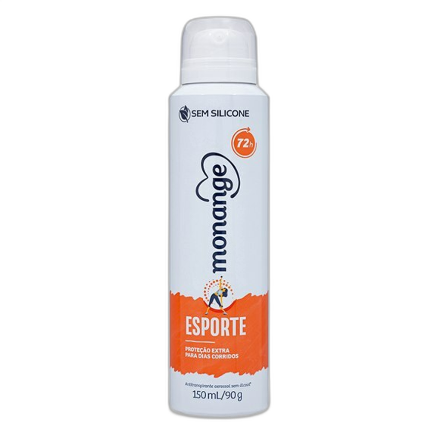 Desodorante Antitranspirante Aerossol Monange Esporte 150ml