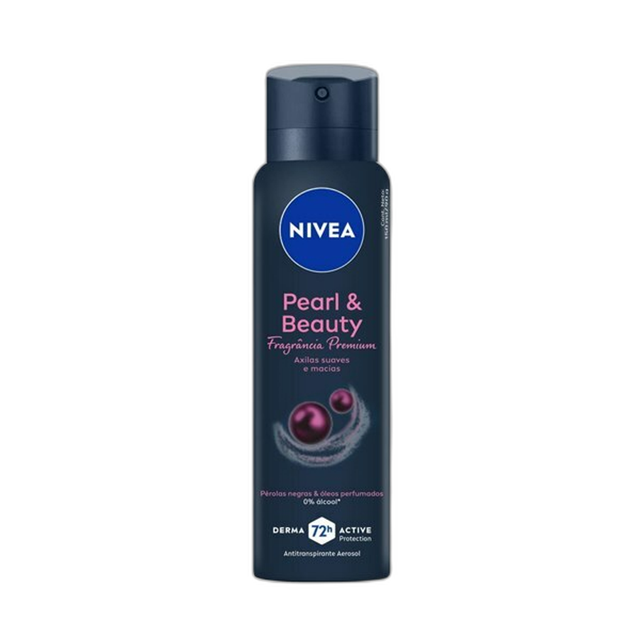 Desodorante Antitranspirante Nivea Pearl & Beauty Fragrância Premium Aerossol 150ml