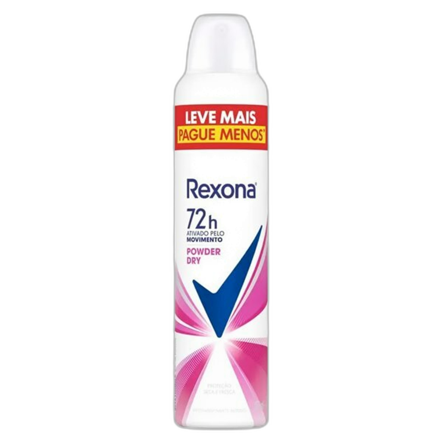 Desodorante Antitranspirante Aerossol Rexona Powder Dry 250ml