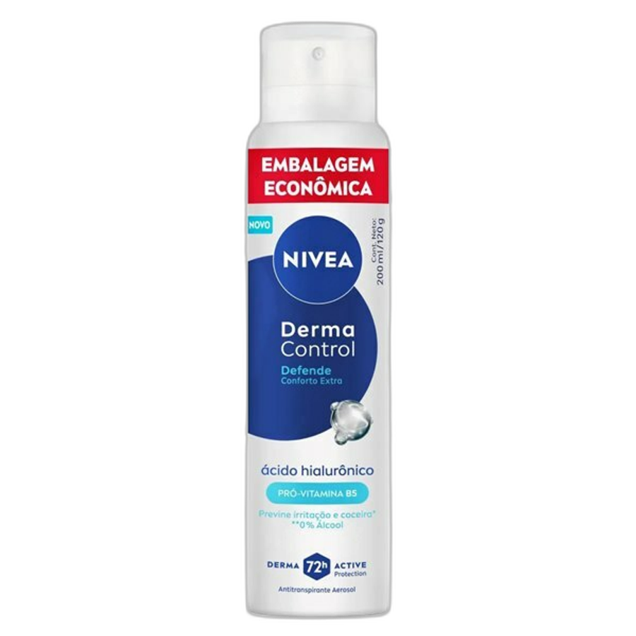 DES NIVEA AERO 200ML FEM DERMA CONTROL DEFENDE