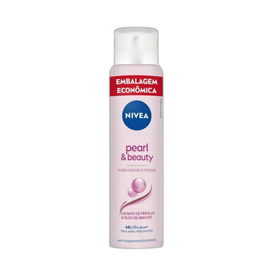 Desodorante Aerossol Nívea Pearl&beauty Antitranspirante 48h 200ml