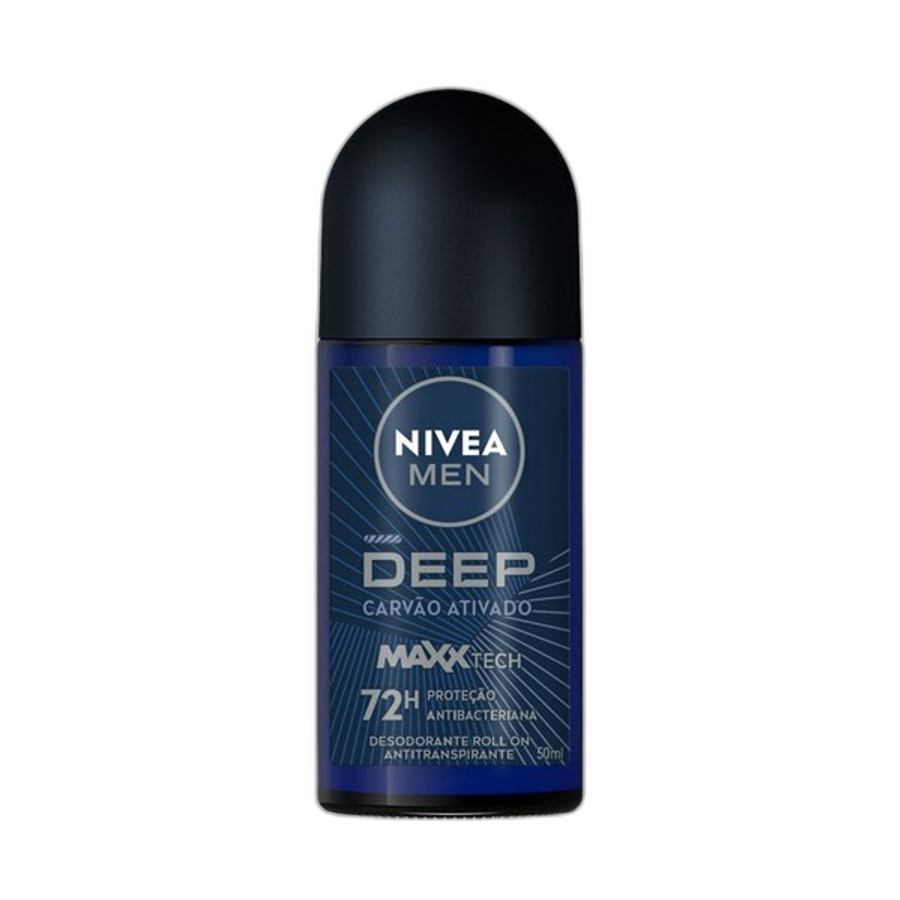 DES NIVEA ROLL-ON 50ML MEN DEEP CARVAO ATIVADO