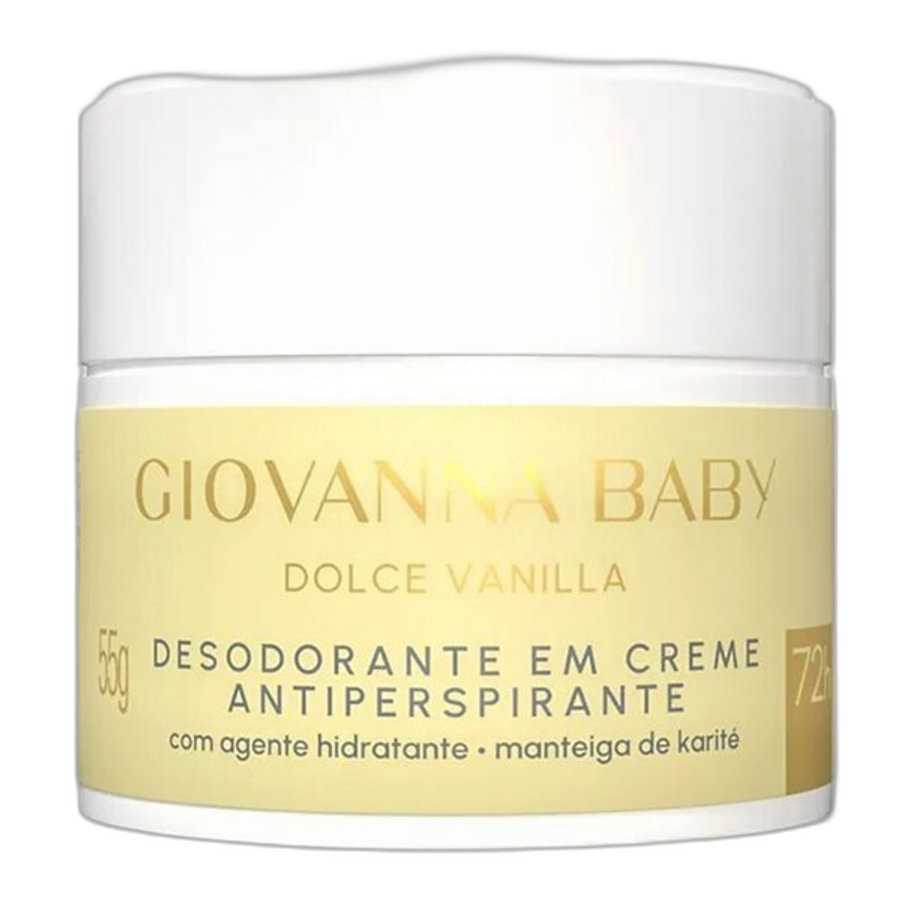 Desodorante em Creme Antitranspirante Giovanna Baby Dolce Vanilla 55g