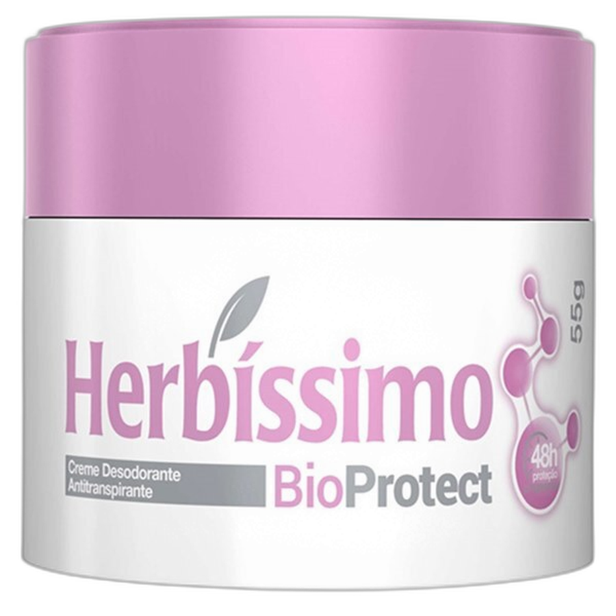 Desodorante em Creme Antitranspirante Herbíssimo Bioprotect Hibisco 55g