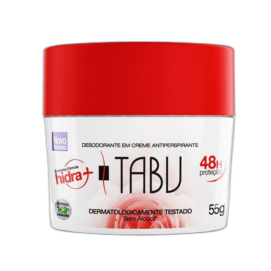 Desodorante em Creme Antitranspirante Tabu 55g