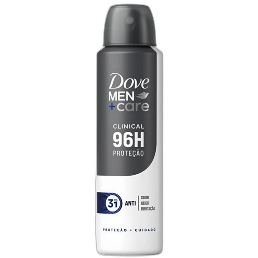 Desodorante Aerossol Antitranspirante Dove Men+care Clinical Cuidado Total 150ml