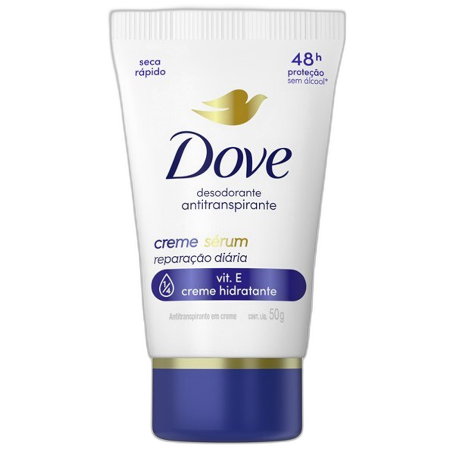 Desodorante Antitranspirante Dove Creme Sérum Reparação Diária 50g
