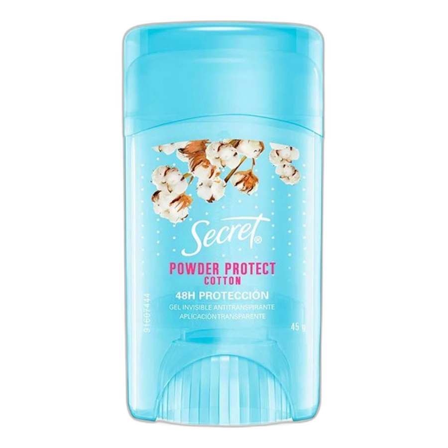 Desodorante Gel Antitranspirante Secret Powder Protect Cotton 45g