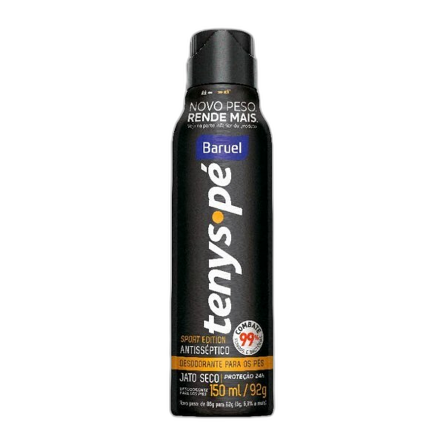 Desodorante para os Pés Baruel Tenys Pé Sport Edition Jato Seco 150ml