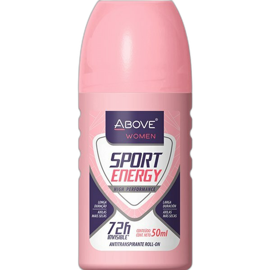 Desodorante Roll-On Above Soport Energy Feminino Running 50ml