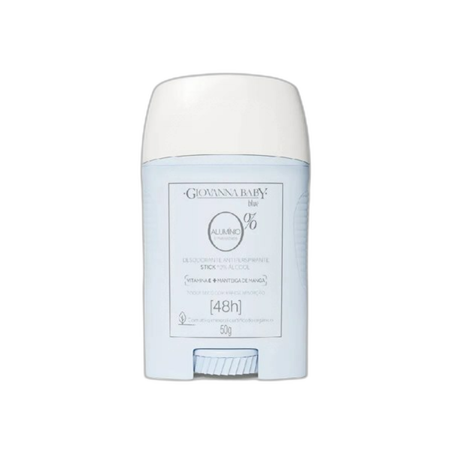 Desodorante Stick Giovanna Baby Blue 0% Alumínio 50g