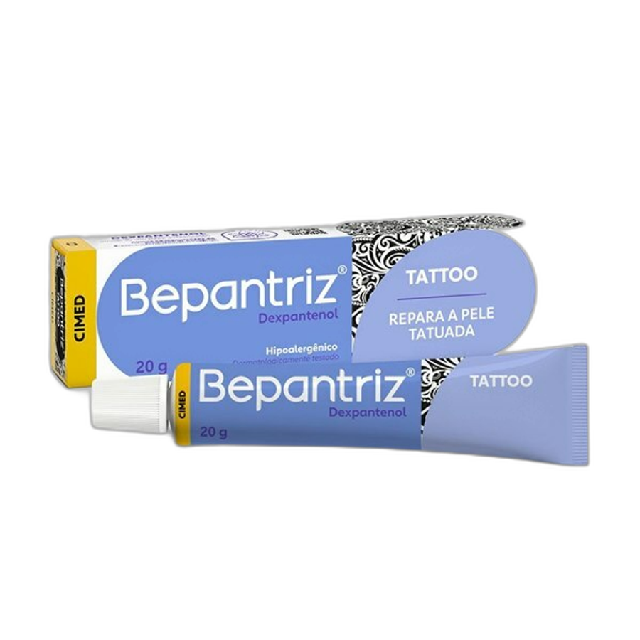 Creme Bepantriz Tattoo Hidratante Dexpantenol 20g