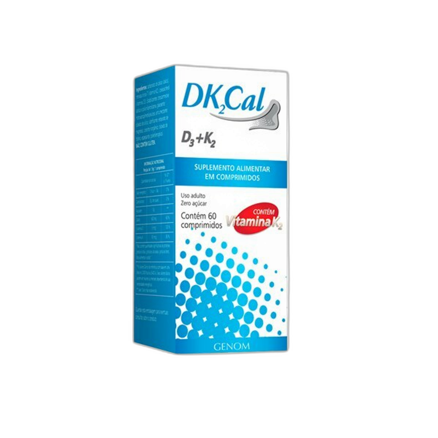 Dk2cal Vitamina + Cálcio Genom 60 Comprimidos