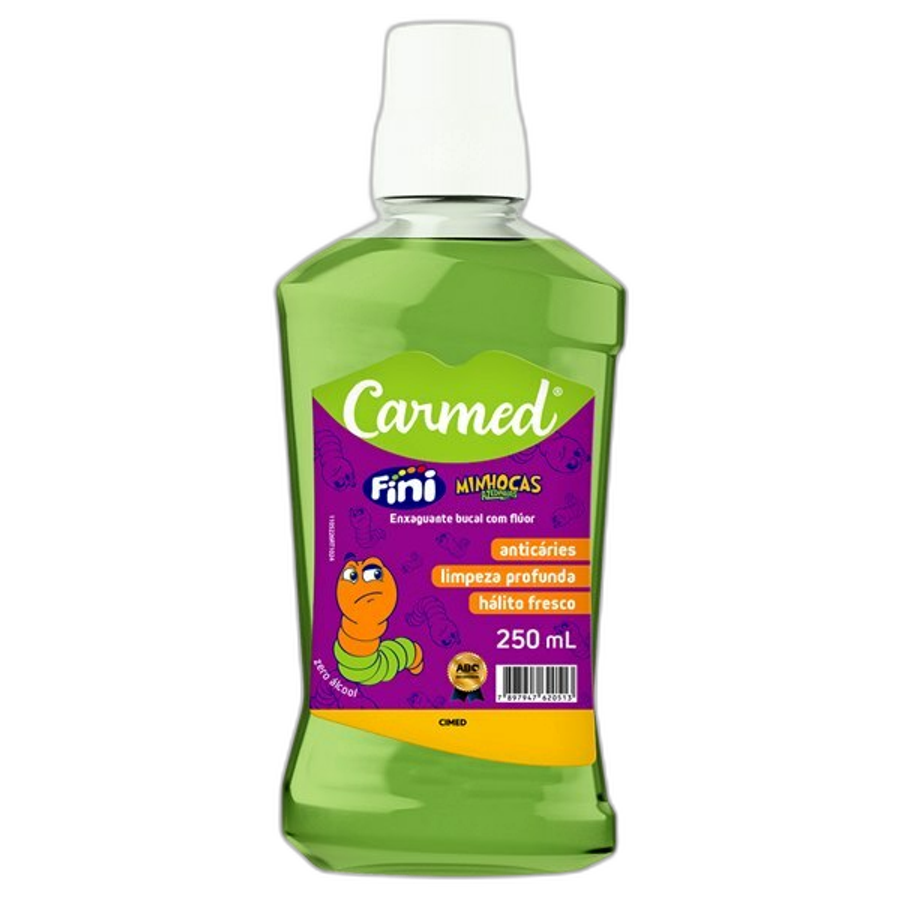Enxaguante Bucal Carmed Fini Minhoca 250ml