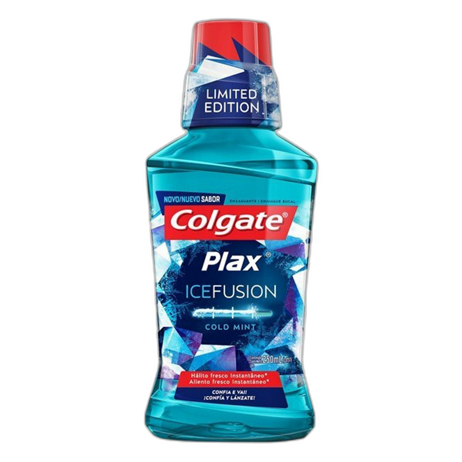Enxaguante Bucal Colgate Plax Ice Fusion Cold Mint 250ml