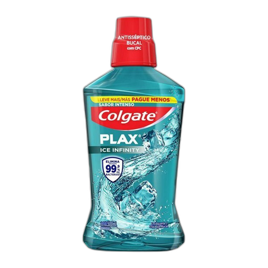 Enxaguante Bucal Colgate Plax Ice Infinity 500ml
