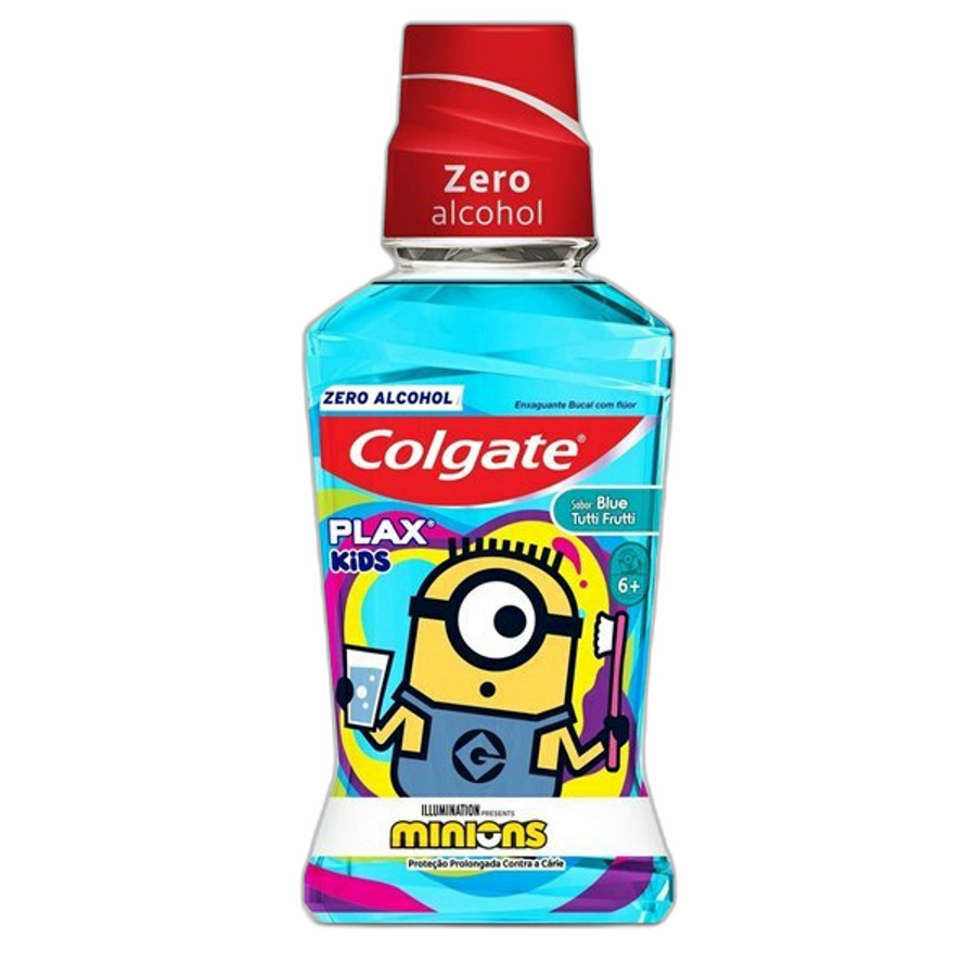 Enxaguante Bucal Colgate Plax Kids Minions Tutti Frutti 250ml