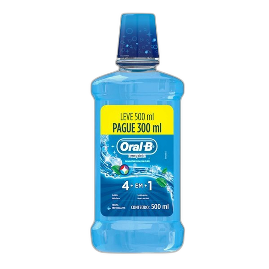 Enxaguante Bucal Oral-B Bucal Complete Menta 500ml