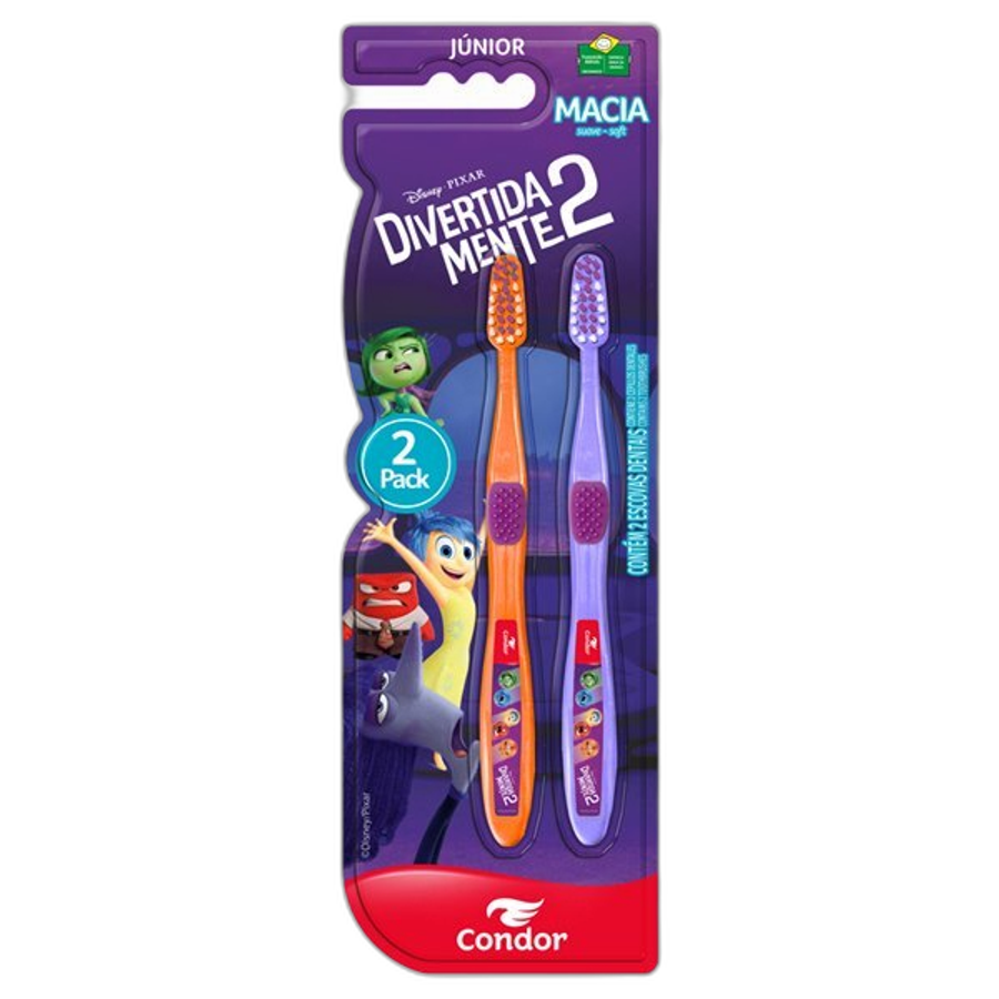 ESCOVA DENTAL CONDOR JR DIVERTIDAMENTE2 MACIA C/2UND