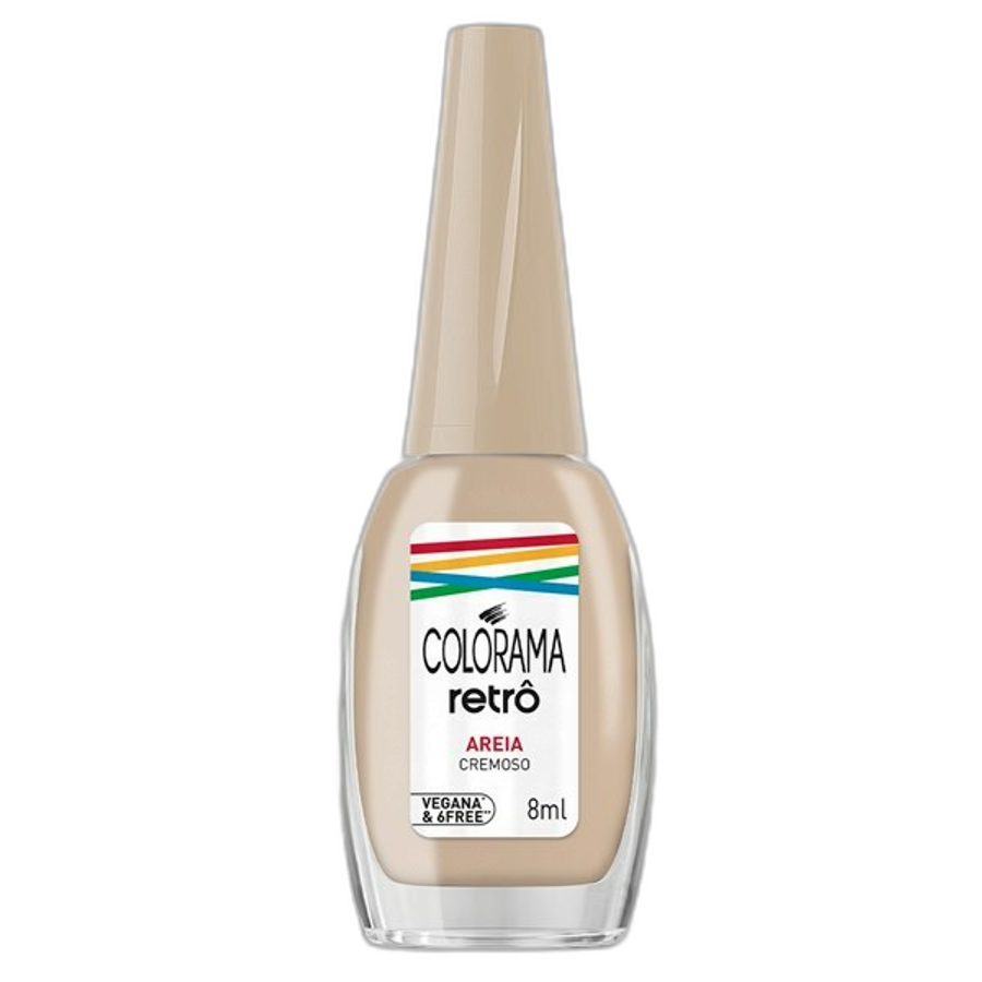Esmalte Cremoso Colorama Retro Areia 8ml