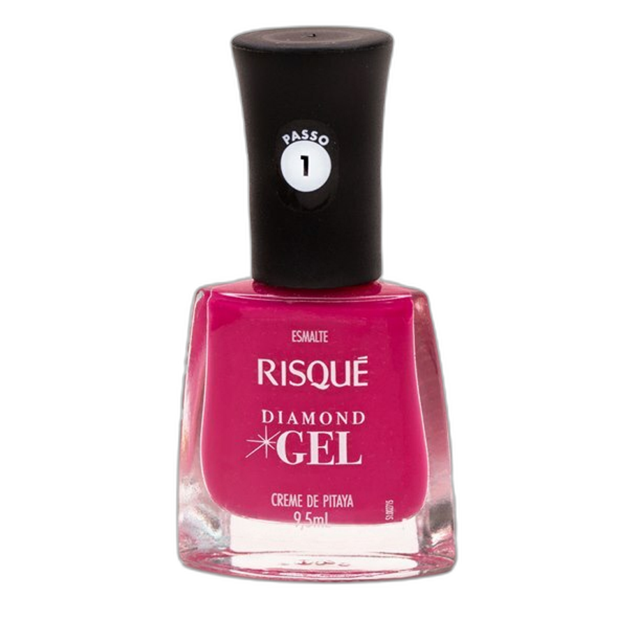 Esmalte Risqué Diamond Gel Creme de Pitaya Rosa Cremoso 9,5ml