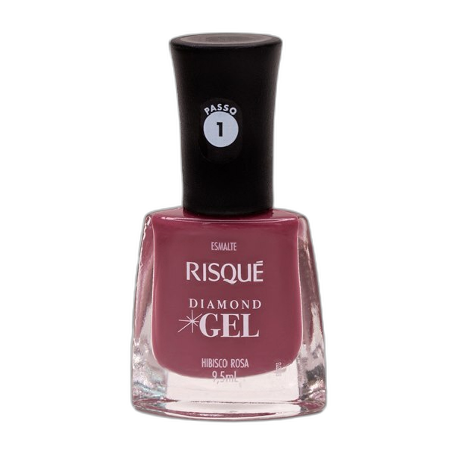 ESM RISQUE DIAMOND GEL HIBISCO ROSA 9,5ML