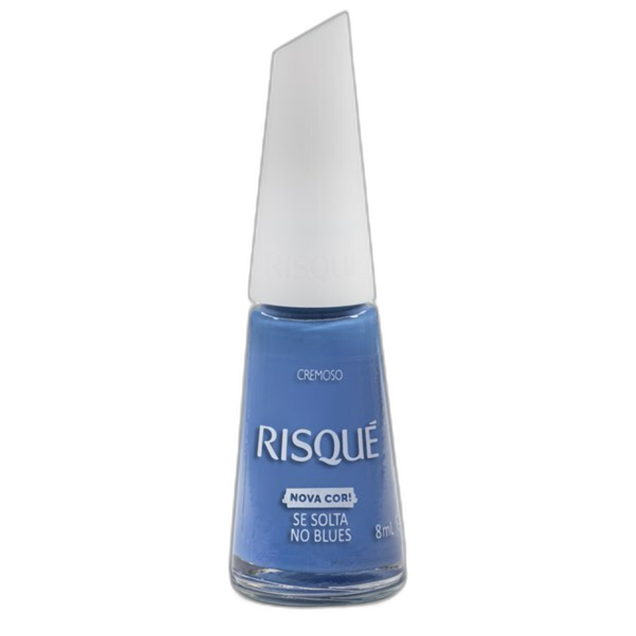Esmalte Risqué Azul Se Solta no Blues Cremoso 8ml