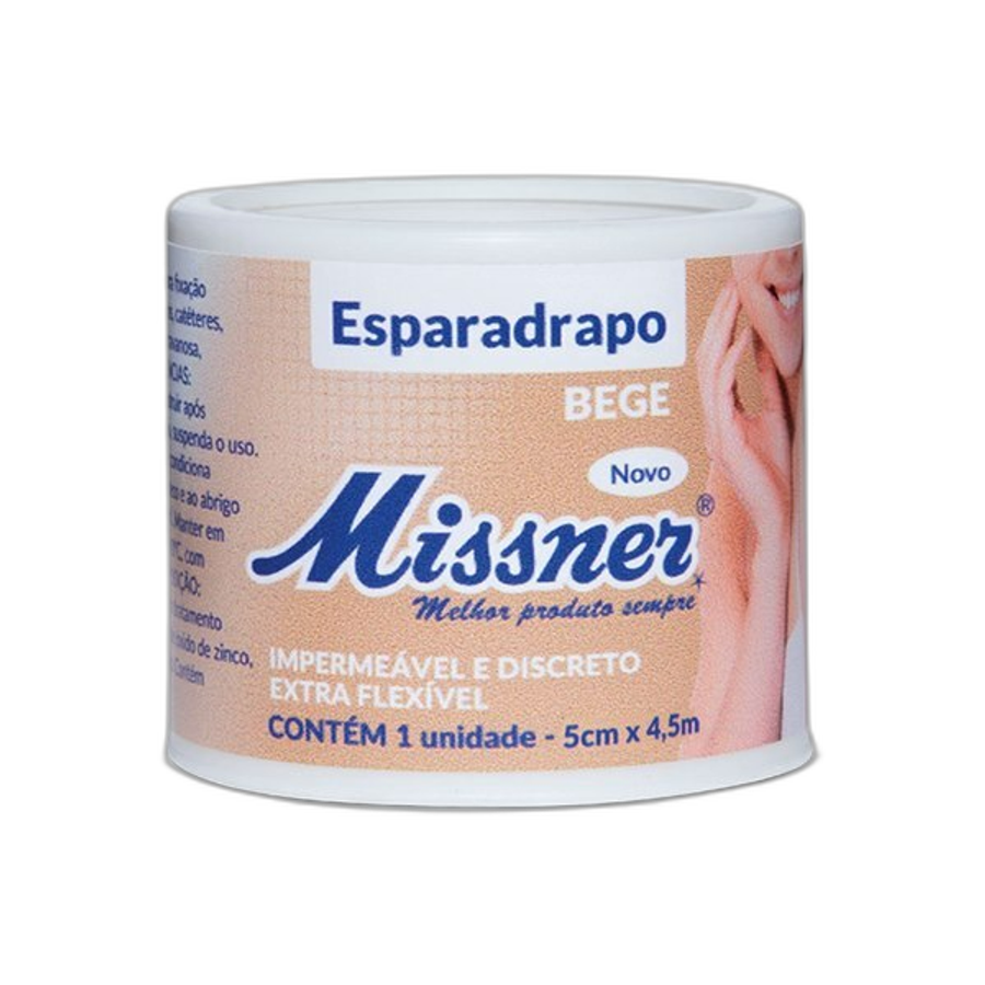 Esparadrapo Missner Imperm Bege 5cmx4,5m