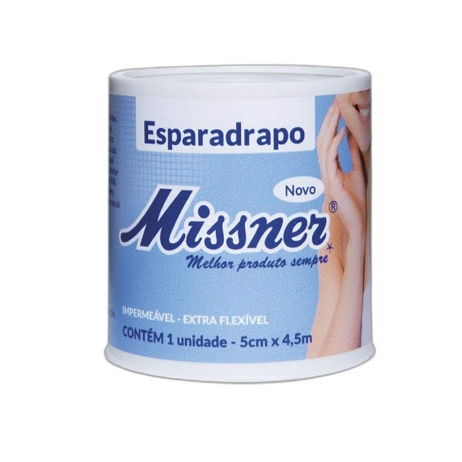 FITA MICROPOROSA MISSNER 5CM X 4,5M BRANCA