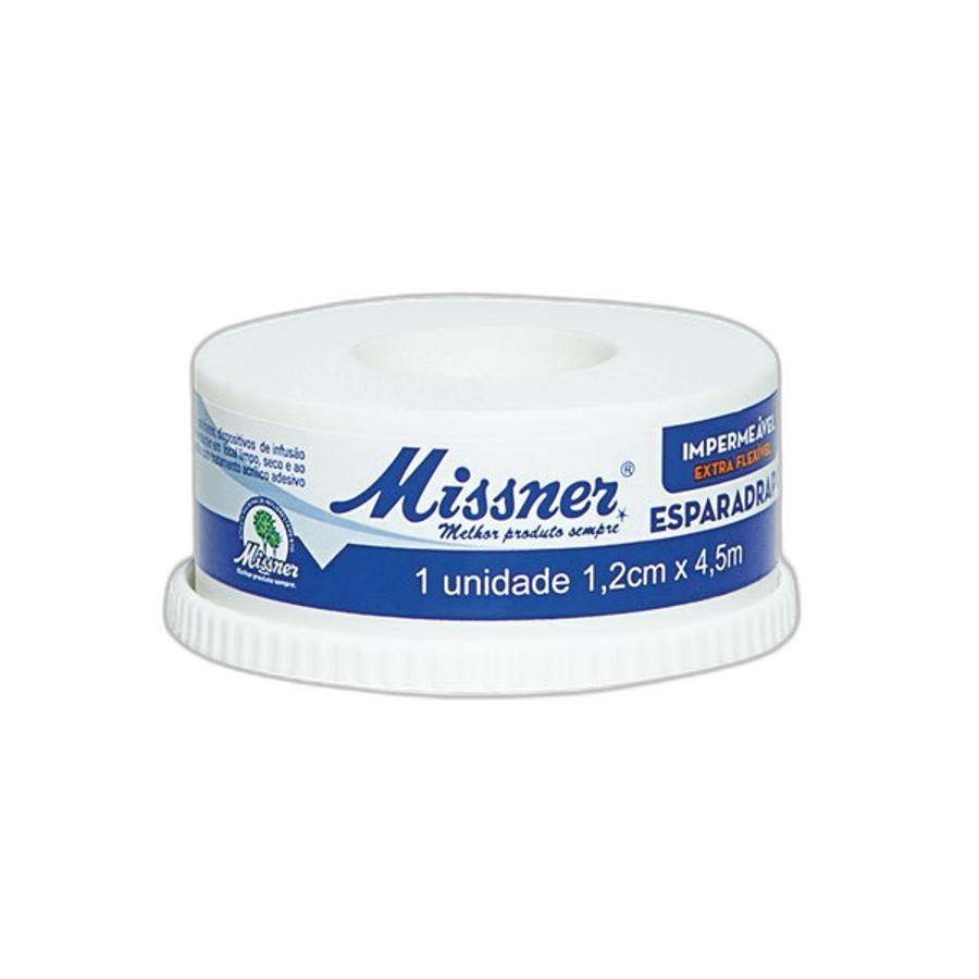 ESPARADRAPO MISSNER 1,2CM X 4,5M BRANCO