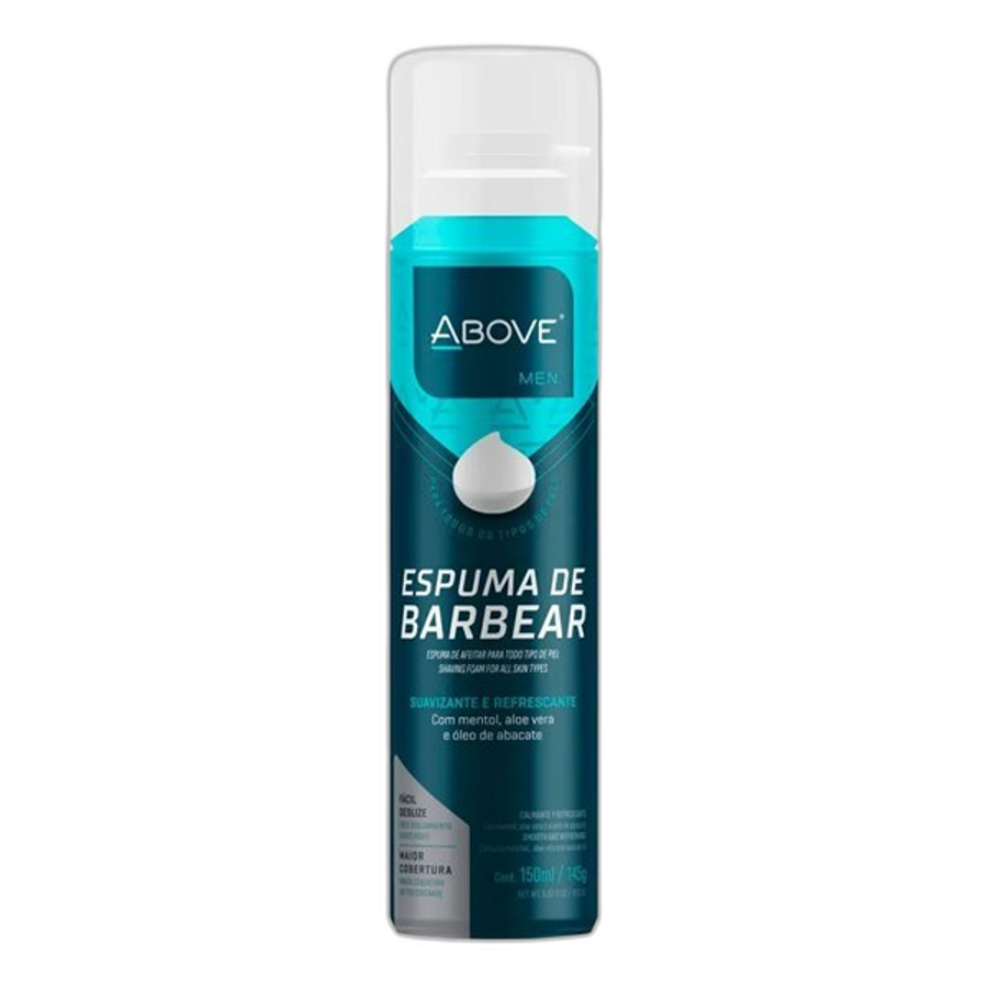 Espuma de Barbear Above Men Suavizante e Refrescante 150ml