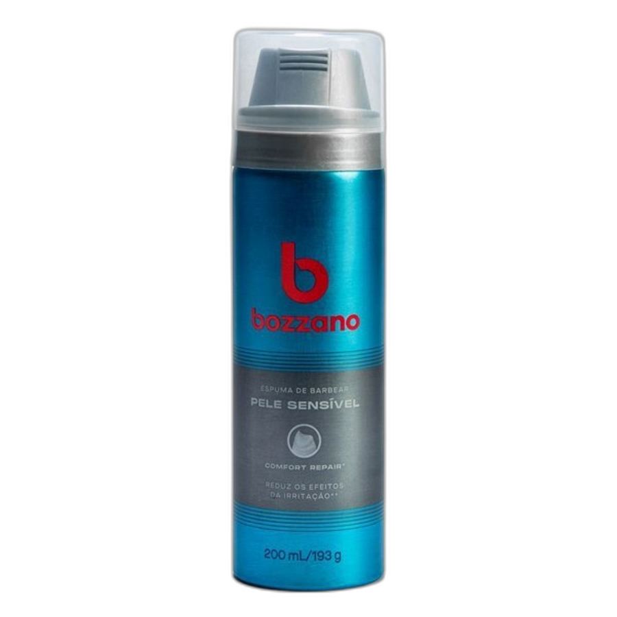Espuma de Barbear Bozzano Pele Sensível 200ml