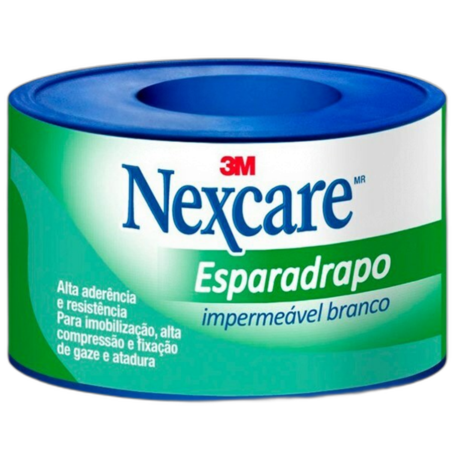 Esparadrapo Impermeável Nexcare Branco 25mm X 3m 1 Unidade