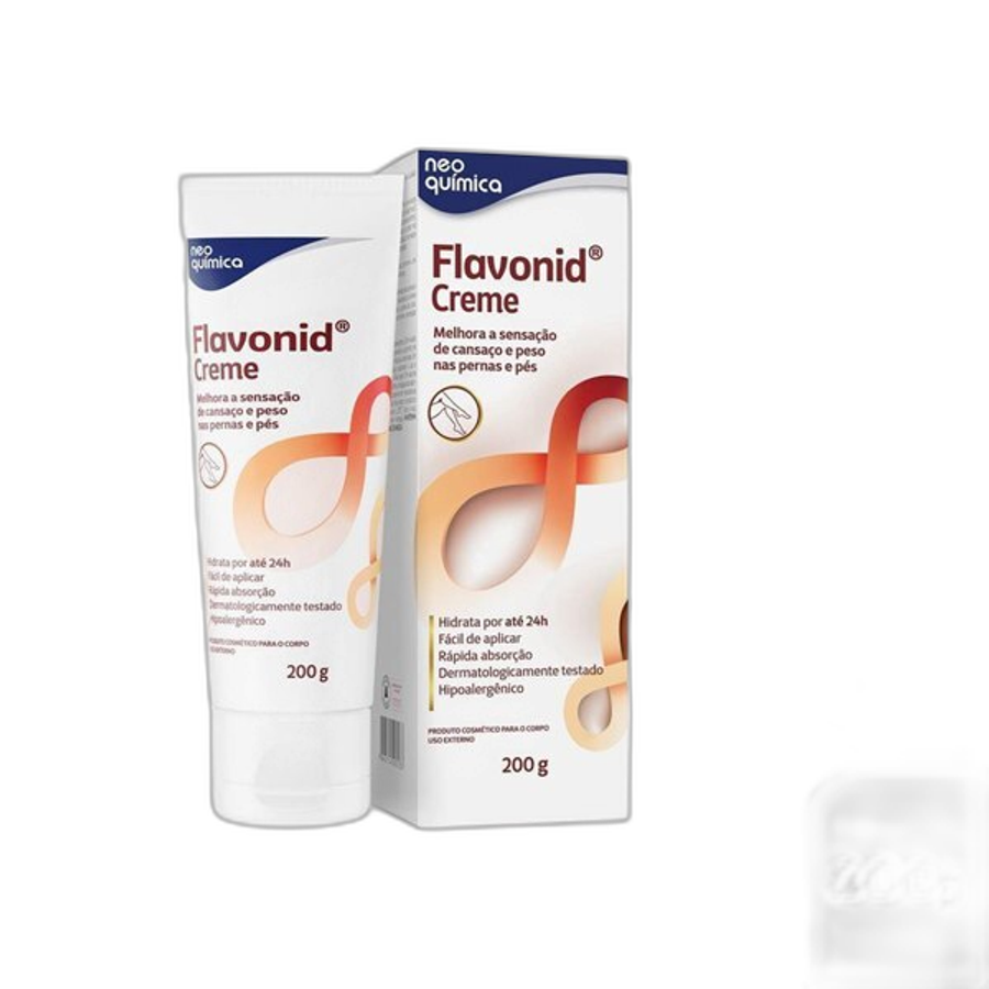 Creme Hidratante para Pés e Pernas Cansadas Flavonid 200g