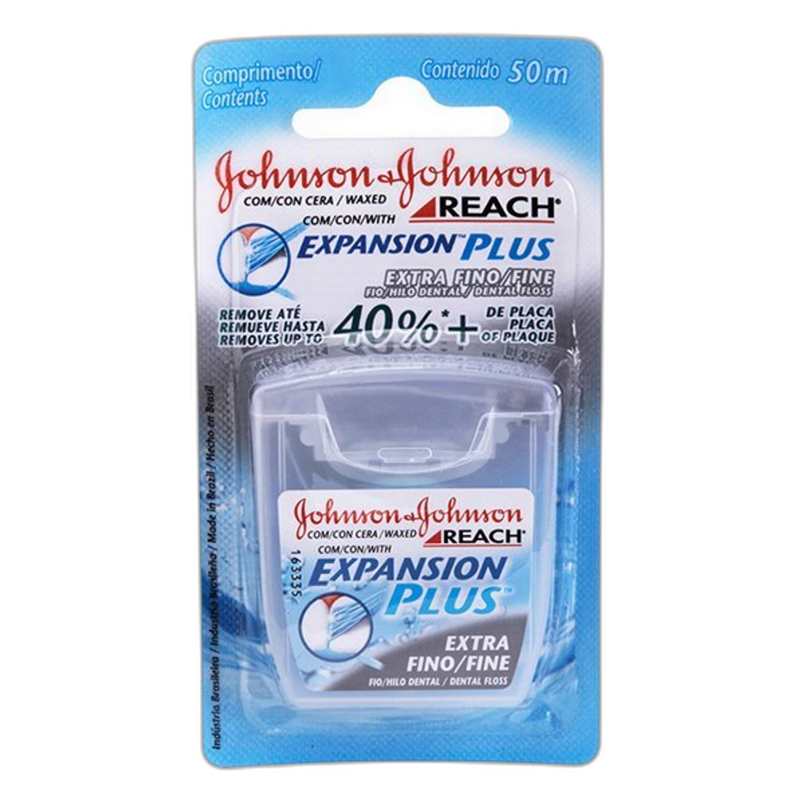 Fio Dental Expansion Plus Extra Fino Johnson's Reach 50m