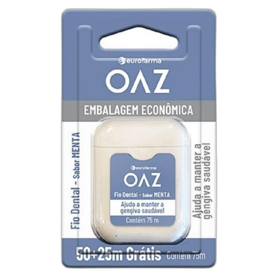 Fio Dental Oaz Menta 75 Metros