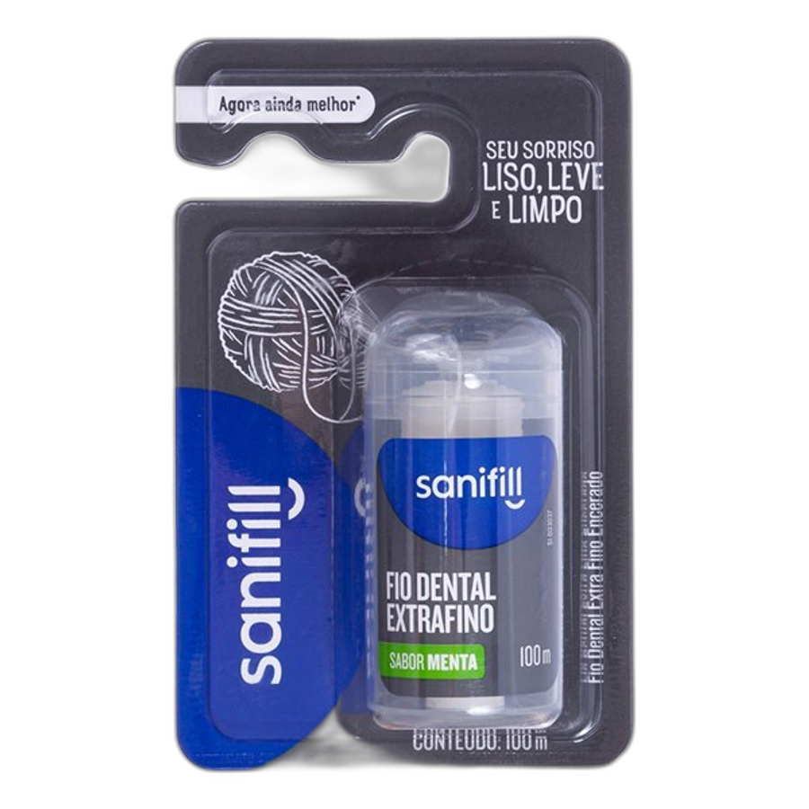 FIO DENTAL SANIFILL EXTRA FINO 100 M