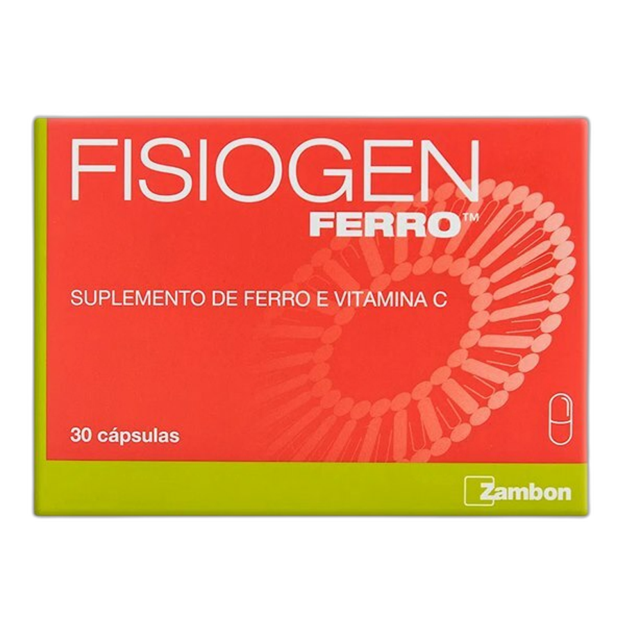 Fisiogen Ferro 14mg Zambon 30 Cápsulas